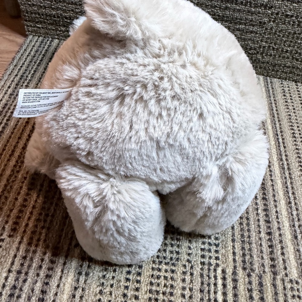 Plush Tan Teddy Bear Stuffed Animal Toy Rattle 13” Spark Soft - Picture 8 of 11